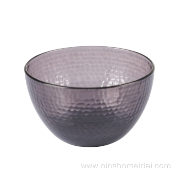 dinnerware 430ml colorful round transparent PS plastic bowl